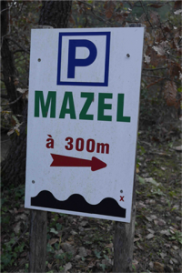 panneau parking maison Abraham mazel