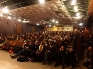 La salle Stevenson le soir du vendredi 1er avril 2016