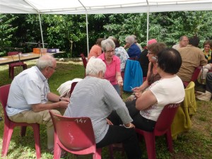 Travail en petits groupes avec J.Ch.Sarrot 