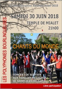 Soirée musicale et solidaire!