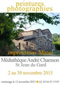 affiche impression Mazel Médiathèque